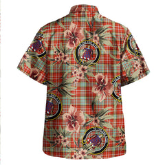 Clan Ogilvie Ancient Tartan Crest Badge Aloha Hawaiian Shirt Tropical Old Style HI66 Ogilvie Ancient Tartan Tartan Today   