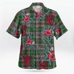 Clan Gray Hunting Tartan Scottish Lion Hawaiian Shirt BQ66 Gray Hunting Tartan Tartan Hawaii Shirt   