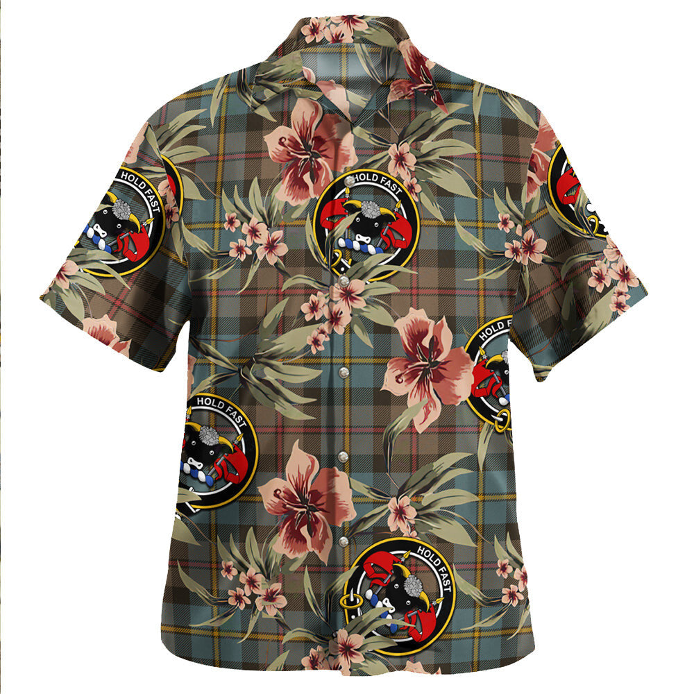 Clan MacLeod of Skeabost Weathered Tartan Crest Badge Aloha Hawaiian Shirt Tropical Old Style JM92 MacLeod of Skeabost Weathered Tartan Tartan Today   