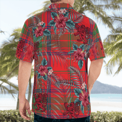 Clan Ross Modern Tartan Scottish Lion Hawaiian Shirt MO37 Ross Modern Tartan Tartan Hawaii Shirt   
