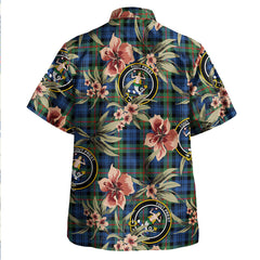 Clan Murray Modern Tartan Crest Badge Aloha Hawaiian Shirt Tropical Old Style SL71 Murray Modern Tartan Tartan Today   