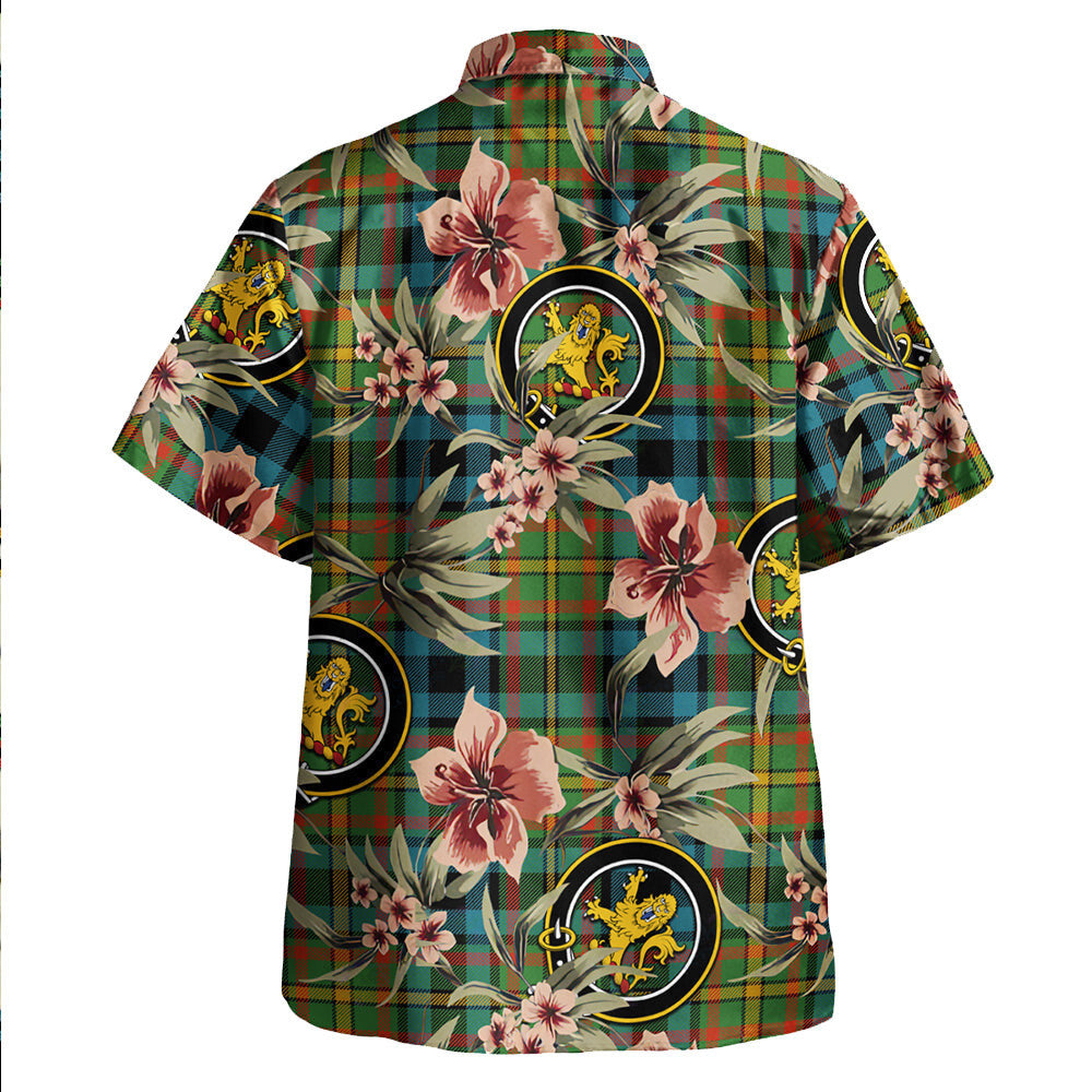 Clan MacLeish Ancient Tartan Crest Badge Aloha Hawaiian Shirt Tropical Old Style VR88 MacLeish Ancient Tartan Tartan Today   