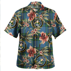 Clan Murray of Elibank Ancient Tartan Crest Badge Aloha Hawaiian Shirt Tropical Old Style GZ97 Murray of Elibank Ancient Tartan Tartan Today   