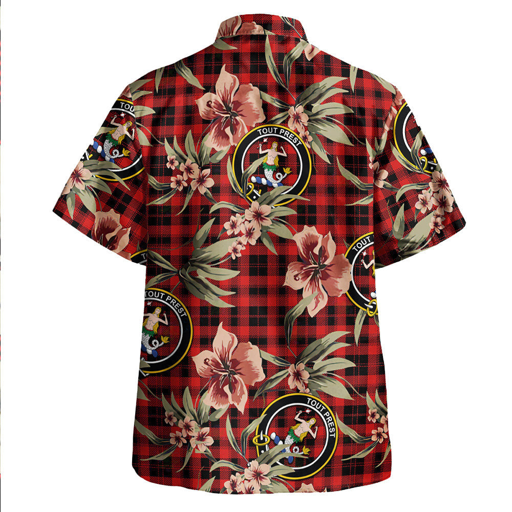 Clan Murray of Ochtertyre Modern Tartan Crest Badge Aloha Hawaiian Shirt Tropical Old Style AH71 Murray of Ochtertyre Modern Tartan Tartan Today   