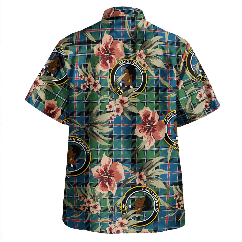 Clan Stirling Modern Tartan Crest Badge Aloha Hawaiian Shirt Tropical Old Style WT43 Stirling Modern Tartan Tartan Today   