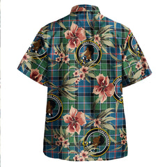 Clan Stirling Modern Tartan Crest Badge Aloha Hawaiian Shirt Tropical Old Style WT43 Stirling Modern Tartan Tartan Today   