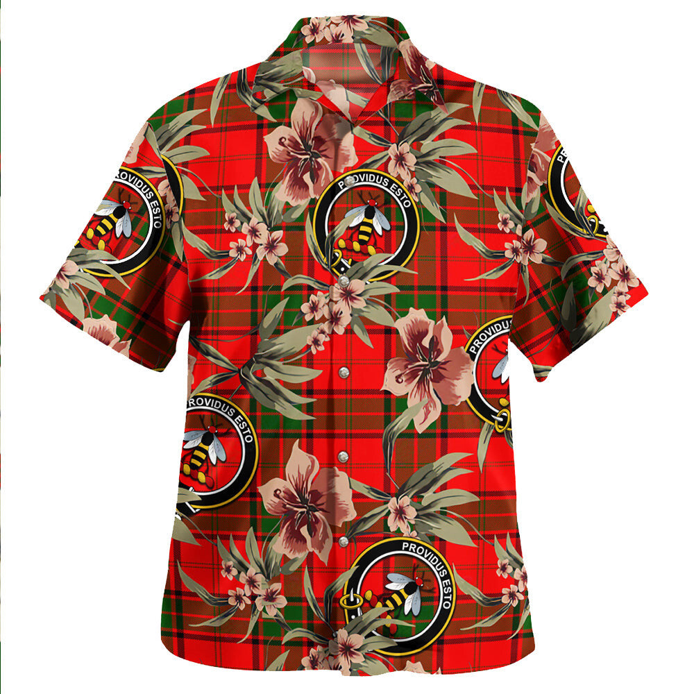 Clan Maxtone Tartan Crest Badge Aloha Hawaiian Shirt Tropical Old Style QG28 Maxtone Tartan Tartan Today   