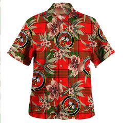 Clan Maxtone Tartan Crest Badge Aloha Hawaiian Shirt Tropical Old Style QG28 Maxtone Tartan Tartan Today   