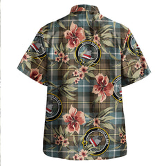 Clan MacNeil of Barra (MacNeilMacNeill) Weathered Tartan Crest Badge Aloha Hawaiian Shirt Tropical Old Style EY76 MacNeil of Barra (MacNeilMacNeill) Weathered Tartan Tartan Today   