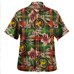 Clan Martin Ancient Tartan Crest Badge Aloha Hawaiian Shirt Tropical Old Style NK19 Martin Ancient Tartan Tartan Today   