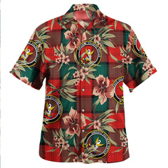 Clan Stewart of Atholl Modern Tartan Crest Badge Aloha Hawaiian Shirt Tropical Old Style FI90 Stewart of Atholl Modern Tartan Tartan Today   
