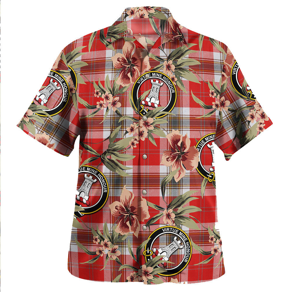 Clan MacLean of Duart Dress Red Modern Tartan Crest Badge Aloha Hawaiian Shirt Tropical Old Style ON55 MacLean of Duart Dress Red Modern Tartan Tartan Today   