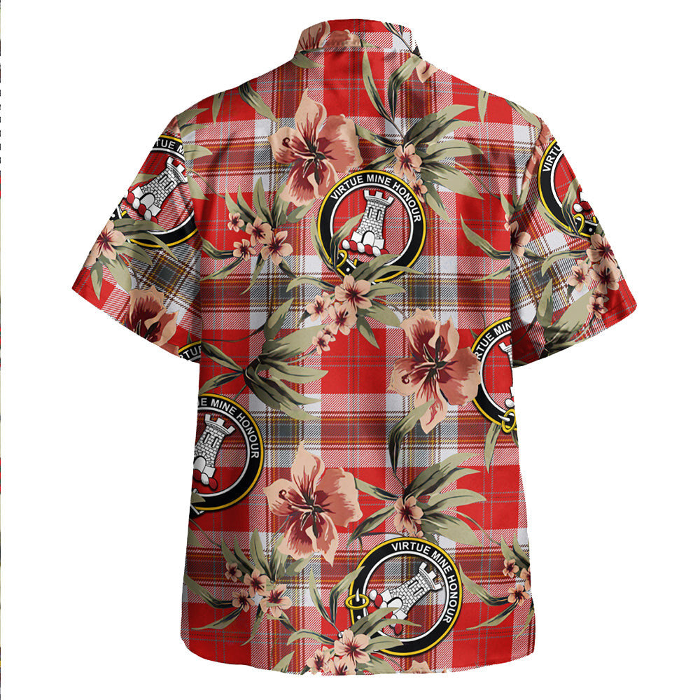 Clan MacLean of Duart Dress Red Modern Tartan Crest Badge Aloha Hawaiian Shirt Tropical Old Style ON55 MacLean of Duart Dress Red Modern Tartan Tartan Today   