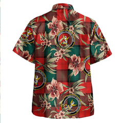 Clan Stewart of Atholl Modern Tartan Crest Badge Aloha Hawaiian Shirt Tropical Old Style FI90 Stewart of Atholl Modern Tartan Tartan Today   