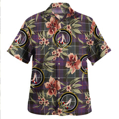 Clan Syme Weathered Tartan Crest Badge Aloha Hawaiian Shirt Tropical Old Style ZL17 Syme Weathered Tartan Tartan Today   