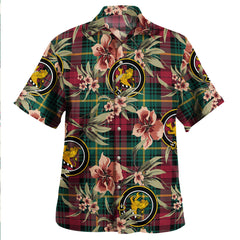 Clan Martin Modern Tartan Crest Badge Aloha Hawaiian Shirt Tropical Old Style LL85 Martin Modern Tartan Tartan Today   