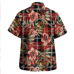 Clan Marjoribanks Modern Tartan Crest Badge Aloha Hawaiian Shirt Tropical Old Style YO47 Marjoribanks Modern Tartan Tartan Today   