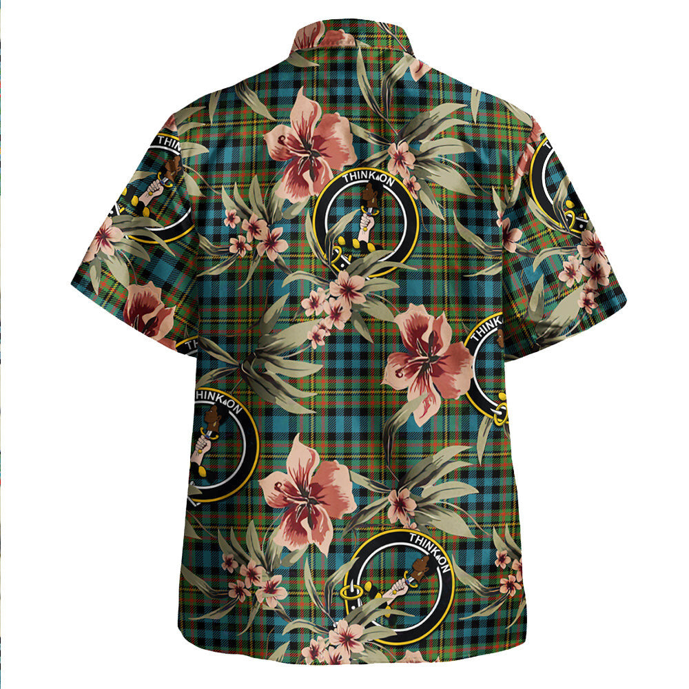 Clan MacLellan Ancient Tartan Crest Badge Aloha Hawaiian Shirt Tropical Old Style GK31 MacLellan Ancient Tartan Tartan Today   