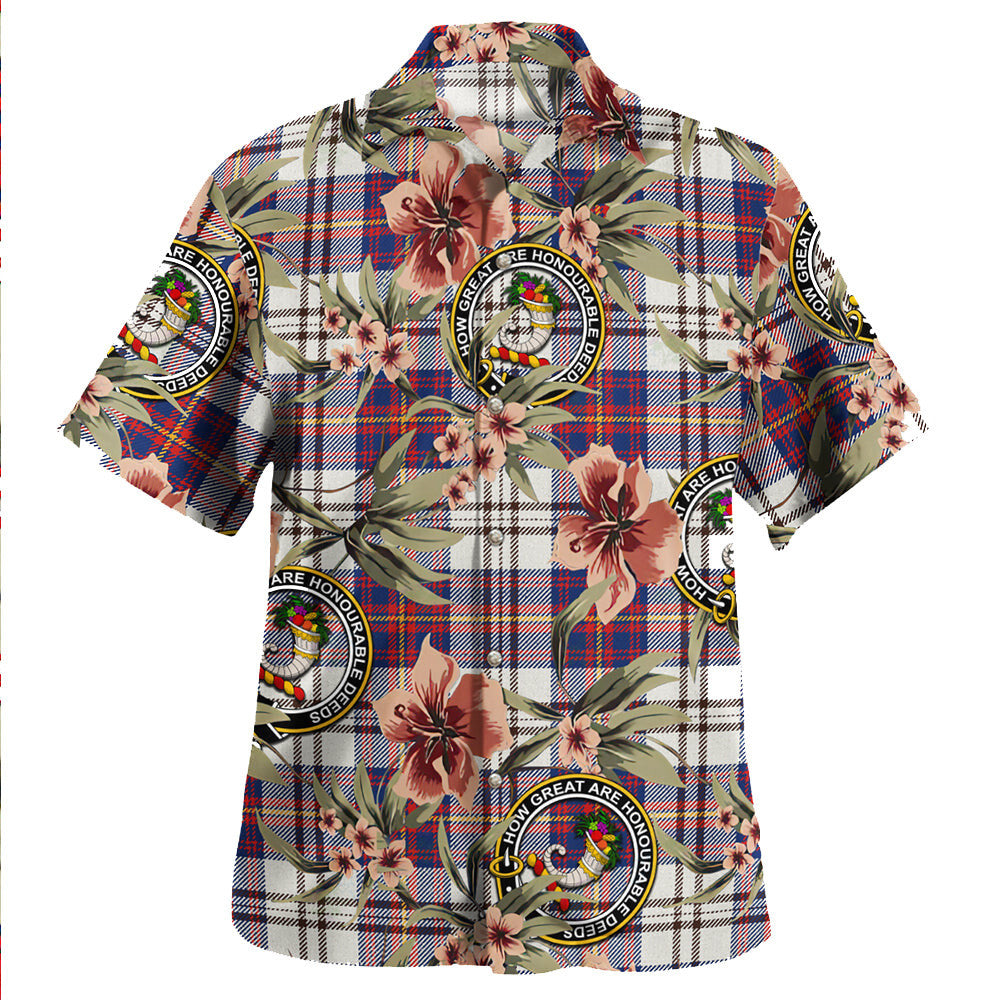 Clan Walker Dress Modern Tartan Crest Badge Aloha Hawaiian Shirt Tropical Old Style VP74 Walker Dress Modern Tartan Tartan Today   