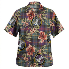Clan Malcolm Weathered Tartan Crest Badge Aloha Hawaiian Shirt Tropical Old Style UE45 Malcolm Weathered Tartan Tartan Today   