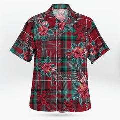Clan Stewart (Stuart) of Bute Tartan Scottish Lion Hawaiian Shirt DY23 Stewart (Stuart) of Bute Tartan Tartan Hawaii Shirt   
