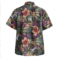Clan Malcolm Weathered Tartan Crest Badge Aloha Hawaiian Shirt Tropical Old Style UE45 Malcolm Weathered Tartan Tartan Today   