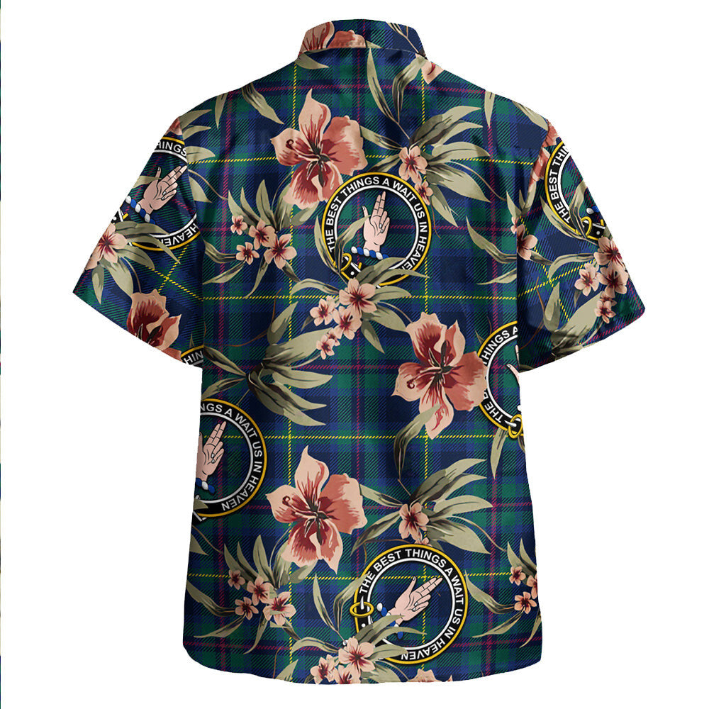 Clan Miller Modern Tartan Crest Badge Aloha Hawaiian Shirt Tropical Old Style WP35 Miller Modern Tartan Tartan Today   