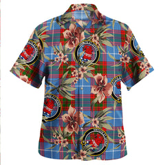 Clan Pentland Tartan Crest Badge Aloha Hawaiian Shirt Tropical Old Style KB85 Pentland Tartan Tartan Today   