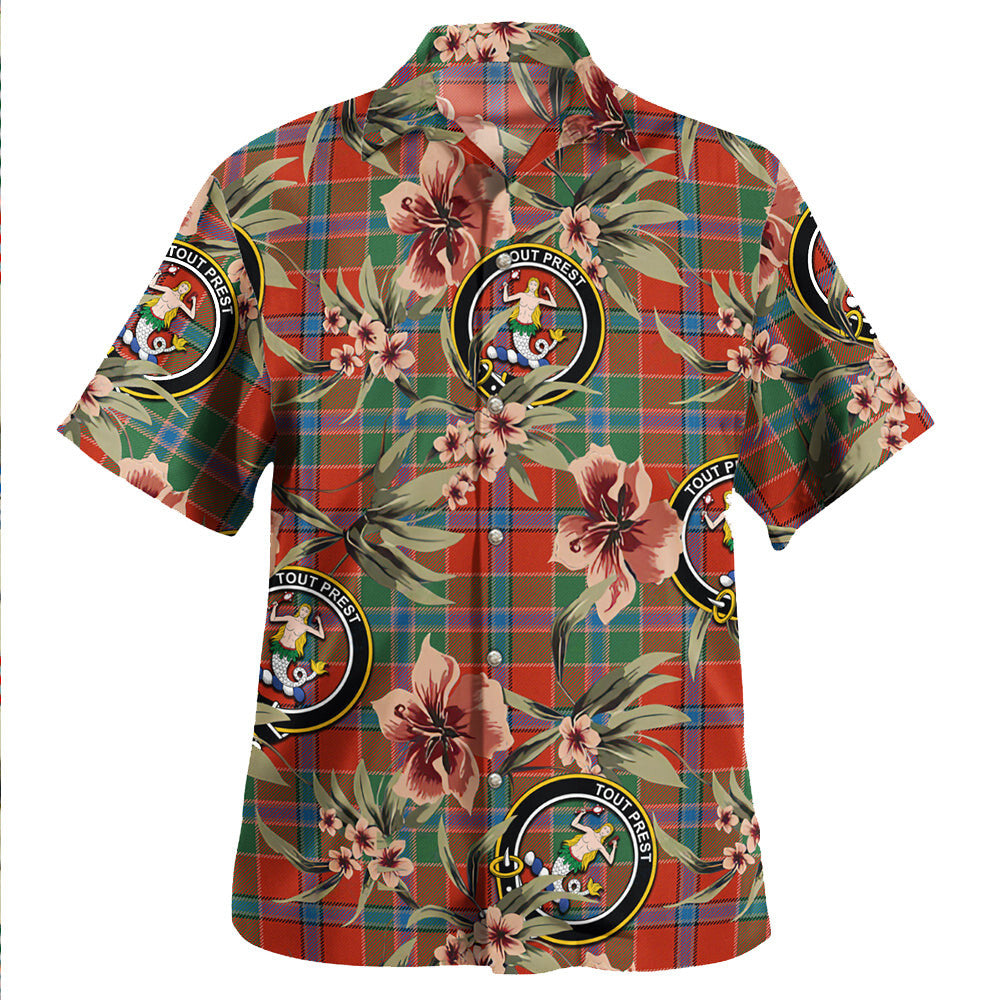 Clan Murray of Abercairney Ancient Tartan Crest Badge Aloha Hawaiian Shirt Tropical Old Style HS12 Murray of Abercairney Ancient Tartan Tartan Today   