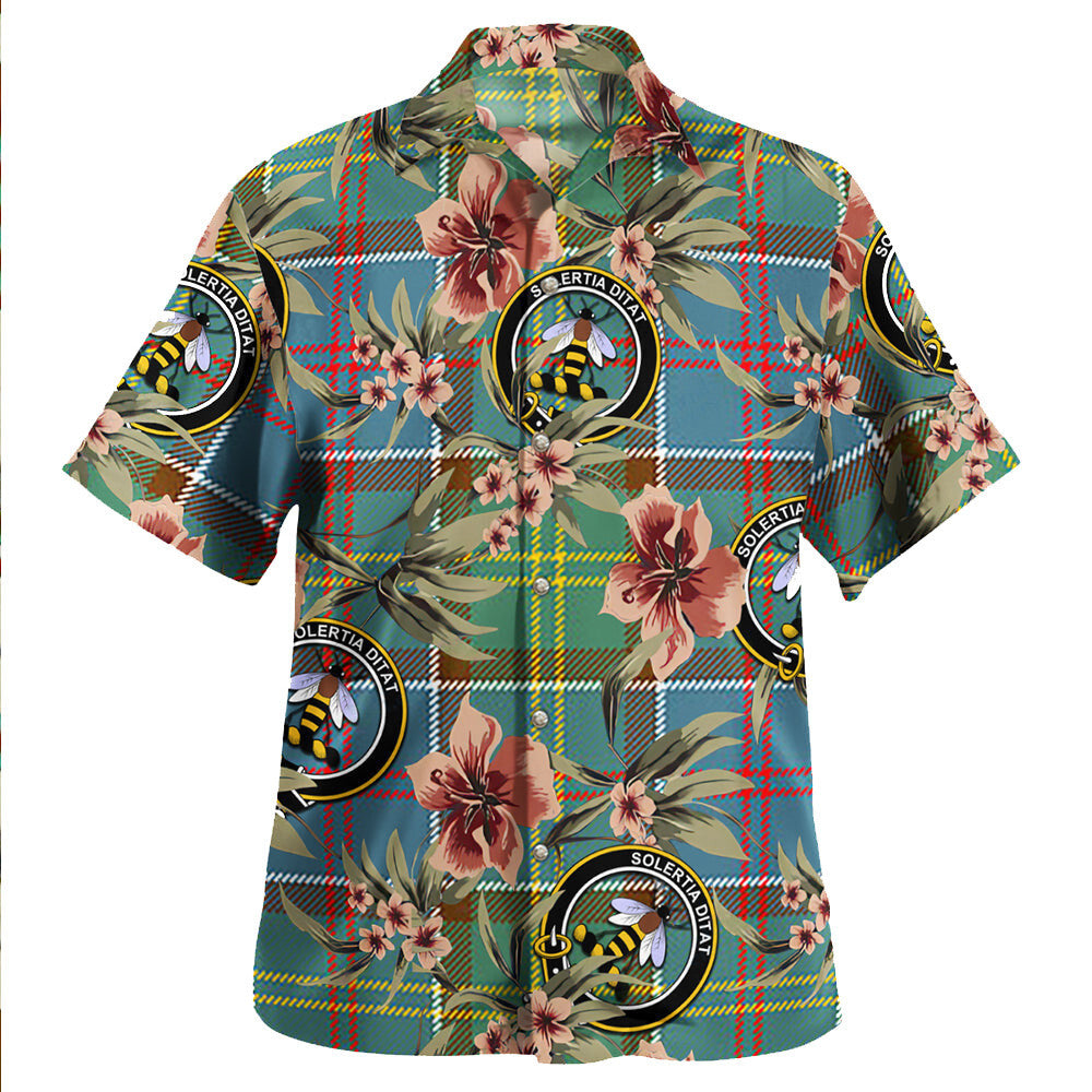 Clan Whitelaw District Tartan Crest Badge Aloha Hawaiian Shirt Tropical Old Style FB66 Whitelaw District Tartan Tartan Today   