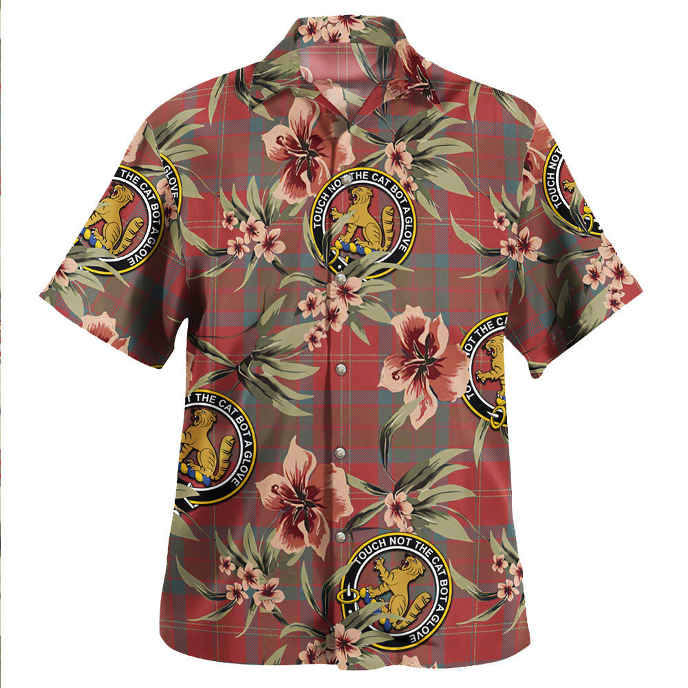 Clan MacPherson of Cluny Weathered Tartan Crest Badge Aloha Hawaiian Shirt Tropical Old Style QX70 MacPherson of Cluny Weathered Tartan Tartan Today   