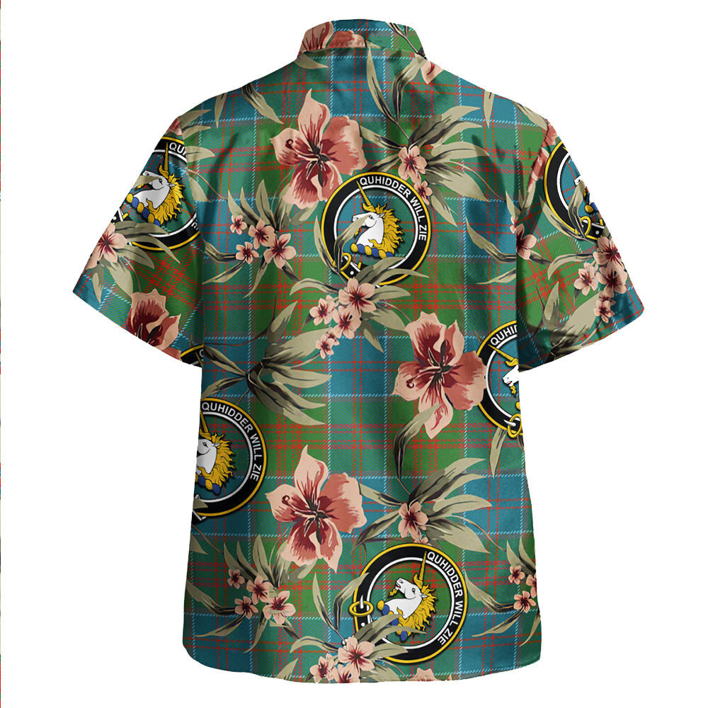 Clan Stewart of Appin Hunting Ancient Tartan Crest Badge Aloha Hawaiian Shirt Tropical Old Style BH19 Stewart of Appin Hunting Ancient Tartan Tartan Today   