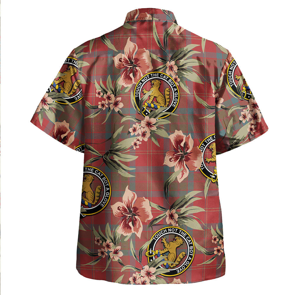 Clan MacPherson of Cluny Weathered Tartan Crest Badge Aloha Hawaiian Shirt Tropical Old Style QX70 MacPherson of Cluny Weathered Tartan Tartan Today   