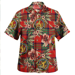 Clan MacPherson of Cluny Modern Tartan Crest Badge Aloha Hawaiian Shirt Tropical Old Style GK40 MacPherson of Cluny Modern Tartan Tartan Today   