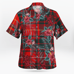 Clan Munro Modern 1 Tartan Scottish Lion Hawaiian Shirt UL72 Munro Modern 1 Tartan Tartan Hawaii Shirt   