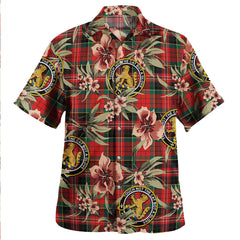 Clan MacPherson Modern Tartan Crest Badge Aloha Hawaiian Shirt Tropical Old Style QK21 MacPherson Modern Tartan Tartan Today   
