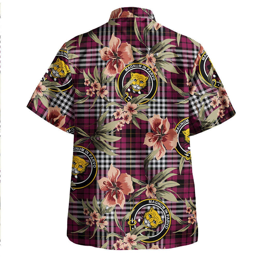 Clan Little of Morton Rigg Modern Tartan Crest Badge Aloha Hawaiian Shirt Tropical Old Style AA34 Little of Morton Rigg Modern Tartan Tartan Today   