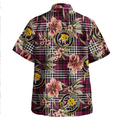 Clan Little of Morton Rigg Modern Tartan Crest Badge Aloha Hawaiian Shirt Tropical Old Style AA34 Little of Morton Rigg Modern Tartan Tartan Today   