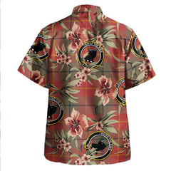 Clan Turnbull Dress Weathered Tartan Crest Badge Aloha Hawaiian Shirt Tropical Old Style LJ45 Turnbull Dress Weathered Tartan Tartan Today   