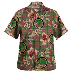 Clan Leighton Ancient Tartan Crest Badge Aloha Hawaiian Shirt Tropical Old Style GS15 Leighton Ancient Tartan Tartan Today   