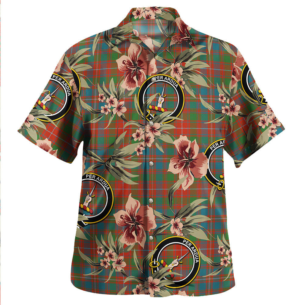 Clan MacIntyre Ancient Tartan Crest Badge Aloha Hawaiian Shirt Tropical Old Style IT49 MacIntyre Ancient Tartan Tartan Today   