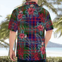 Clan MacDonnell of Glengarry Modern Tartan Scottish Lion Hawaiian Shirt CZ76 MacDonnell of Glengarry Modern Tartan Tartan Hawaii Shirt   