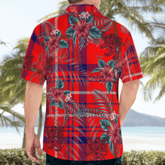 Clan Rose Tartan Scottish Lion Hawaiian Shirt KZ11 Rose Tartan Tartan Hawaii Shirt   