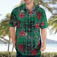 Clan MacArthur Ancient Tartan Scottish Lion Hawaiian Shirt SI22 MacArthur Ancient Tartan Tartan Hawaii Shirt   