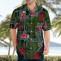 Clan MacLean Hunting Tartan Scottish Lion Hawaiian Shirt XT75 MacLean Hunting Tartan Tartan Hawaii Shirt   