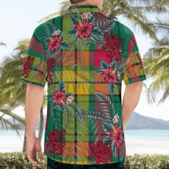 Clan MacMillan Old Ancient Tartan Scottish Lion Hawaiian Shirt BD98 MacMillan Old Ancient Tartan Tartan Hawaii Shirt   