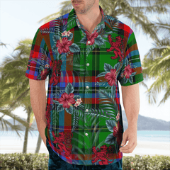 Clan McGeachie Tartan Scottish Lion Hawaiian Shirt HD55 McGeachie Tartan Tartan Hawaii Shirt   
