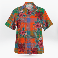 Clan Ross Ancient Tartan Scottish Lion Hawaiian Shirt DL28 Ross Ancient Tartan Tartan Hawaii Shirt   