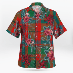 Clan McIlvian Tartan Scottish Lion Hawaiian Shirt TY75 McIlvian Tartan Tartan Hawaii Shirt   