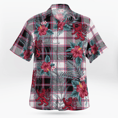 Clan MacPherson Hunting Modern Tartan Scottish Lion Hawaiian Shirt PK15 MacPherson Hunting Modern Tartan Tartan Hawaii Shirt   